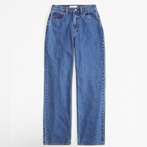 Abercrombie & Fitch Curve High Rise Loose Jeans